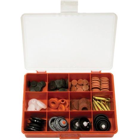 Arctic Hayes 106-Piece Ball Valve Washer Kit for Plumbing and Maintenance (1/2)