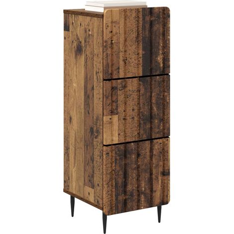 Maison Exclusive - Mobile con Cassetti Legno antico 33 x 34,5 x 92 cm