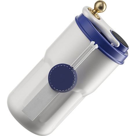Isolierter Kaffeebecher mit intelligenter Temperaturanzeige, Edelstahl 316, Reise- und Autobecher, Blau (1/5)