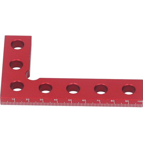 Präzisionswinkel aus Aluminium (90°), kleine, schnelle Messvorrichtung für Schreiner und Maschinisten, kompaktes Winkelmarkierungswerkzeug. (1/5)