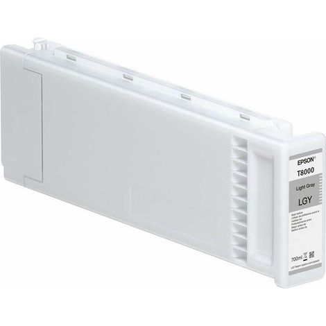 Epson Tintenpatrone UltraChrome Pro light gray 700 ml T 8000 Druckerpatronen