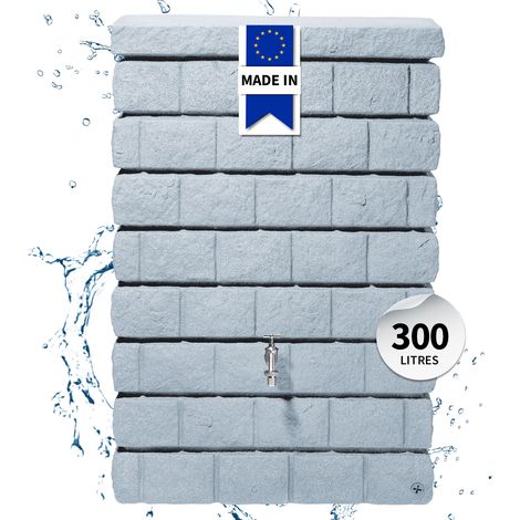 GARANTIA ROCKY Junior Wandtank 300 Liter light granite