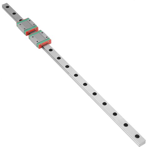 Lot de 3 pièces : rail linéaire miniature MGN12 de 400mm, largeur 12mm, avec 2 chariots MGN12B (1/5)