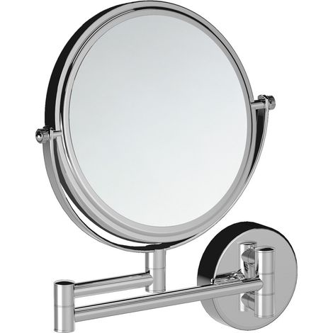 Cosmic – Miroir grossissant mural rond x5 – Résistant à la corrosion – Fixation par vis – Dimensions 444mm x 90mm x 290mm – Poids 1,283kg (1/4)