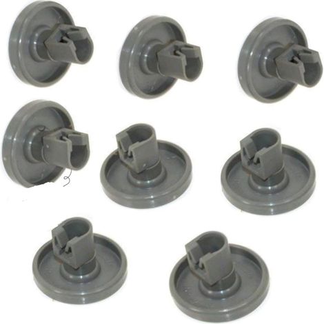 Ruedas para lavavajillas para cesta inferior - Compatible con Privileg, Faure, AEG, Electrolux, Zanussi... Juego completo de 8 ruedas (1/5)