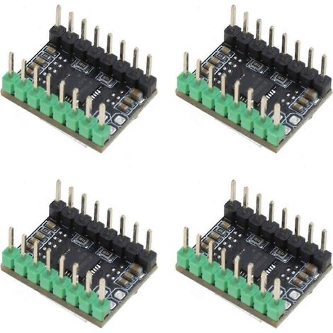 Lot de 4 pilotes de moteurs pas à pas avec dissipateur thermique pour imprimantes 3D Genius Pro/SW-X2/Hornet extrudeuse à entraînement direct silencieuse. (1/5)