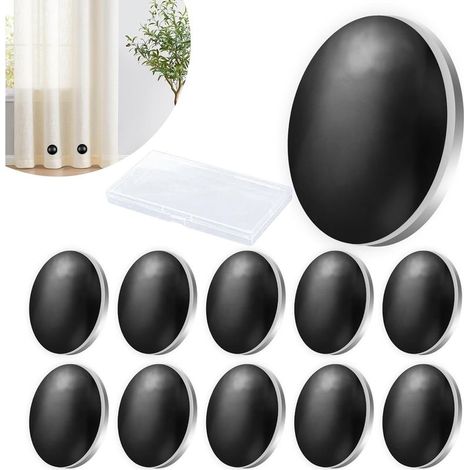 Poids magnétiques pour rideaux de douche, suspensions pour rideaux de douche, poids magnétiques pour rideaux de douche et nappes.