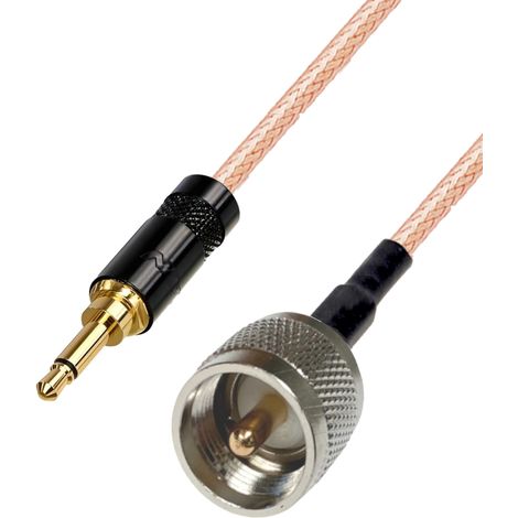 Cavo con connettore da 3,5 mm / connettore UHF RG316 da 20 cm