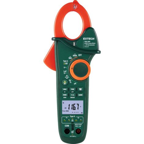 [NEUWERTIG] Extech Ex623 A Stromzange Digital Ir Thermometer Cat Iii 600 V Anzeige Counts 6000 B-Ware