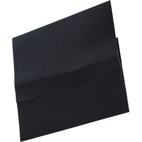 Kit de réparation 3 pièces en PVC noir pour bateau gonflable, kayak ou rafting (1/5)