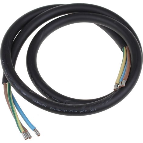Wpro - cab360/1,-cavo di collegamento a terra 3 x 6 mm², 1,45 m - 484010678187 - 8015250663020