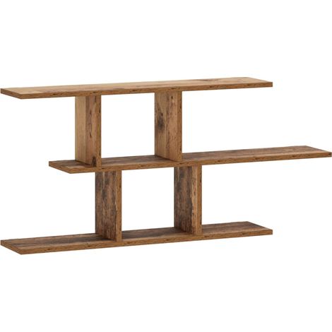Estante de pared Madera envejecida 100 x 17 x 45.5 cm vidaXL (1/5)