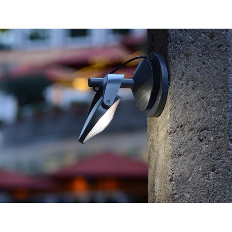 LED Solar Wandleuchte STACK Beleuchtungssystem sun'connec - Anthrazit (1/5)