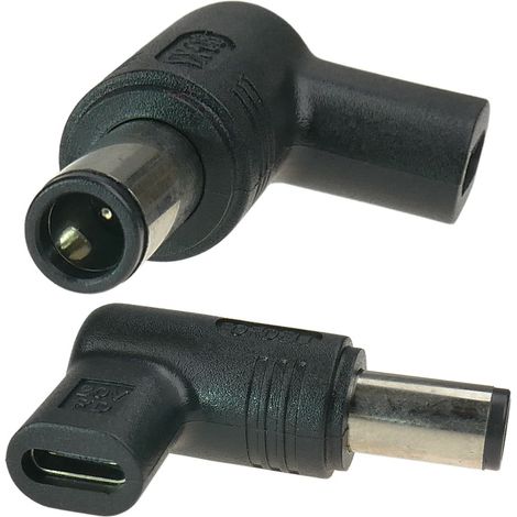 Adaptateur USB-C pour alimenter un ordinateur portable doté d'une prise jack 7,4 x 5,0 mm. (1/5)