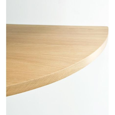 Étagère d'Angle Murale 25cm Chêne Naturel