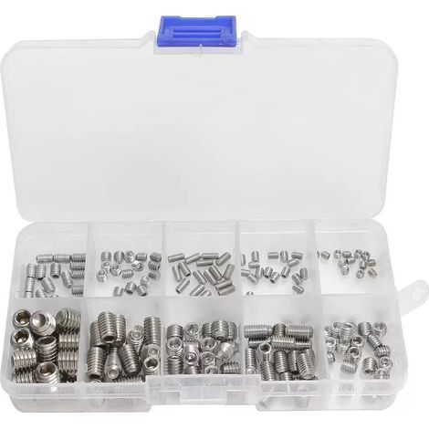 200 inserts filetés autotaraudeurs. vis à insert fileté en acier inoxydable. écrous à insert fileté autotaraudeurs M3 M4 M5 M6 M8 pour réparation hélicoïdale (1/5)