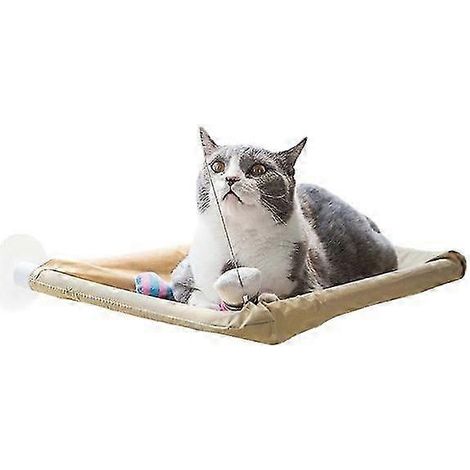 Hamac pour chat à ventouse, à fixer au mur ou à la fenêtre, lit suspendu pour chaton, siège ensoleillé (1/5)