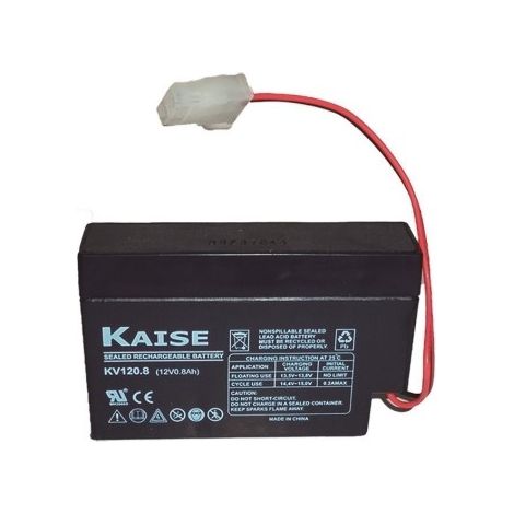 Bateria 12V 00800 Mah Placas De Pb-Ca Kaise Kb1208