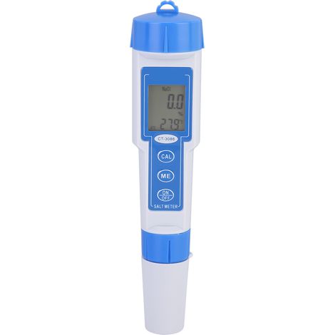 Salinometro Digitale CT3086 – Misurazione Sale 0-5% con ATC – Impermeabile e Design Robusto – Ideale per Acquari e Controllo Alimentare (1/5)