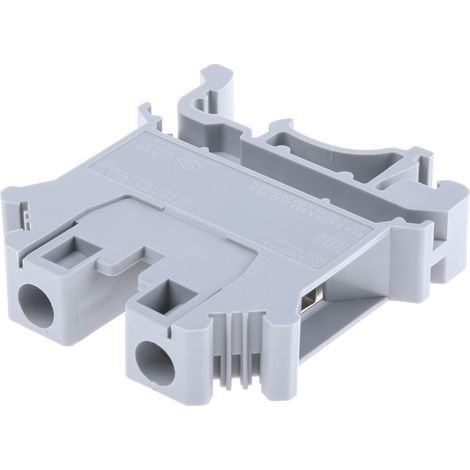 Bloc de jonction rail DIN Phoenix Contact UK 10 N, 0.5 10mm², A visser, Gris ( Prix pour Paquet de 10 )