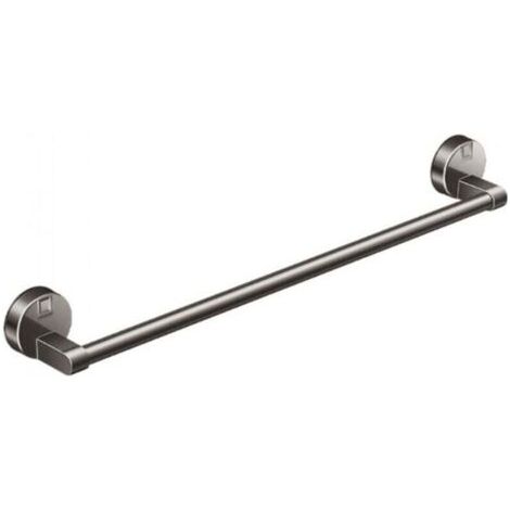 Porte-serviettes à ventouse pour salle de bain, barre porte-serviettes de salle de bain sans perforation, support de rangement mural pour serviettes de bain (1/4)