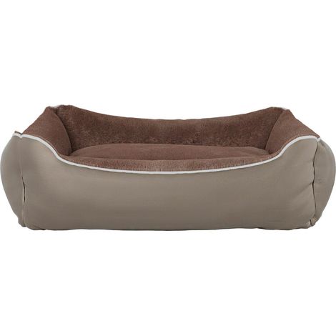 Cuccia Imbottita per Cani e Gatti 62x50x17cm in Poliestere Nuvola Beige (1/5)