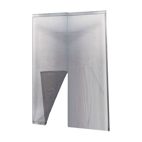 ZANZARIERA PORTA A STRAPPO EFFE - POLIESTERE BIANCO CM 150 H.CM 250- 5 pezzi