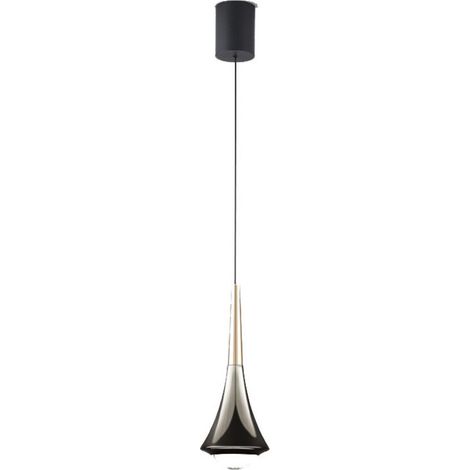 Lustre de chevet de chambre à coucher, moderne et simple, relevable, gradation tricolore, noir perle,AAFGVC (1/5)