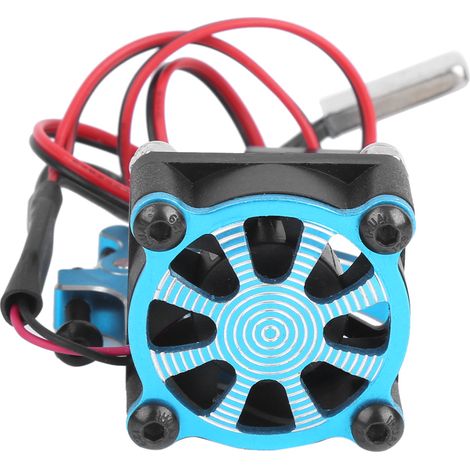 Ventilateur de refroidissement avec dissipateur thermique et capteur pour moteur de voiture RC 540 550 3650 3660 Bleu (1/5)