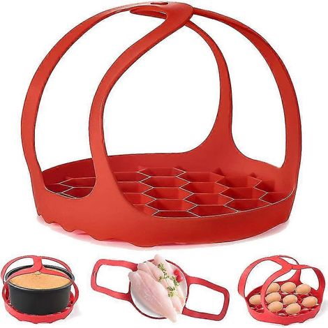 Sangle en silicone pour autocuiseur Lmell compatible avec les autocuiseurs Instant Pot de 6 et 8 litres (cadeau Ninja). (1/4)