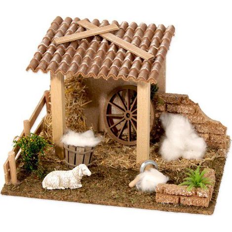 STALLA DEL TOSATORE PER PRESEPE