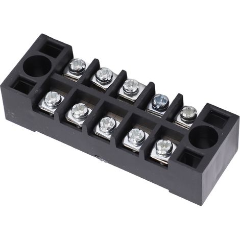 TB-1505L Klemmenblock, 5-polig, 600 V, 15 A, zweireihige Schraubklemmenleiste für Verteilerkästen und Verteilerschränke (1/5)