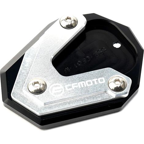 (Béquille latérale argentée) Compatible avec les motos CFMOTO 650MT, 800MT, 650TR-G et 650 TR-G TRG. Bouchons de valve de pneu CNC, béquille latérale, extension de béquille pour 650 MT et 800 MT Maxpo (1/4)