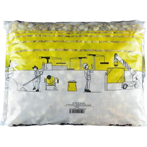 Ciottoli, sassi per giardino, Giallo Siena 15-25 mm (25 kg)