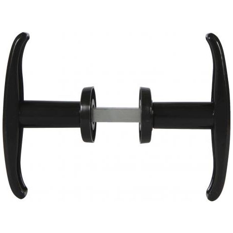 Paire de poignées pour serrure 4 points pour porte basculante - VIRO   Pour porte jusqu'à 15 mm                                                                                           Bec de cane