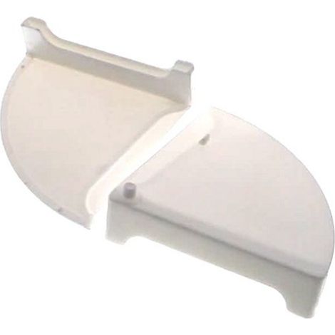 Ersatzteil - SOS Accessoire Support visières droite ou gauche pour Hotte AYA 00SP014400B -  - AYA, ELITAIR, AIRLUX, FAR, GLEMGAS, PROLINE, SOGELUX, HIGH ONE, FRIONOR, HYGENA, KONTACT, ELCOLUX, MODERNA