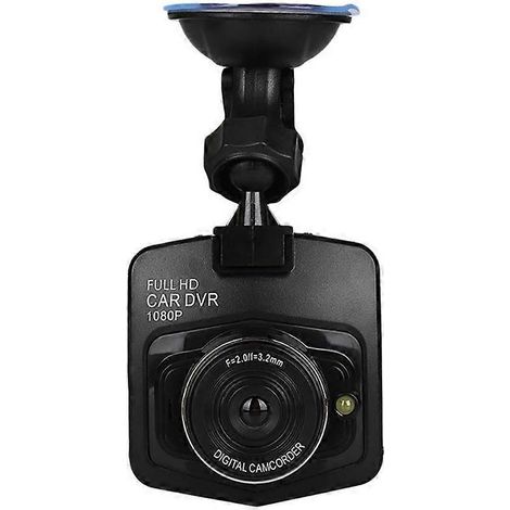 Caméra embarquée pour voiture, noire, 1080p, écran IPS 2,4 pouces, 3 MP, angle de vision de 100°