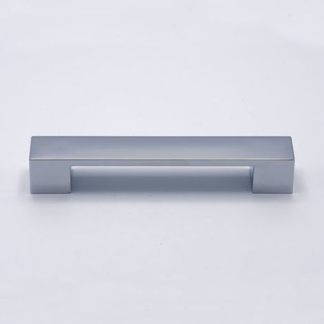Maniglia pvc Cucina Tipo Cook Cromato Lucido interasse 128 mm Lunghezza 165 mm