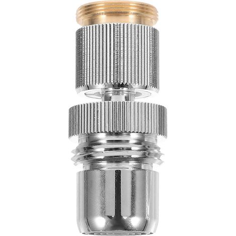 Adaptateur pivotant à 360° (lot de 5) pour une utilisation extérieure, raccordement tuyau d'arrosage et évier. Outil durable en cuivre doré. (1/5)