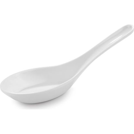 Cuillère Amuse-Bouche Mélamine Blanc L 14,5 cm - Pujadas (1/2)