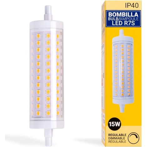 Bombilla LED R7S Regulable 118mm - 1700lm - 230V - 15W -