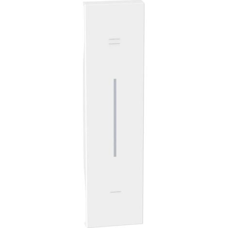 Cover illuminabile per comandi 1 modulo Bianco Bticino Living Now KW01N