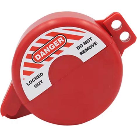 Cadenas rouge pour réservoir de cylindre, verrou de sécurité, vanne de verrouillage, cadenas ABS pour robinet extérieur, robinet de jardin pour immeubles de bureaux et parcs (1/5)
