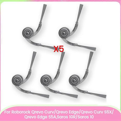 Brosse pour aspirateur Side Brosses pour Qrevo Curv – Qrevo Edge – Qrevo Curv S5X – Qrevo Edge S5A – Saros 10R – Saros 10 R Aspirateur