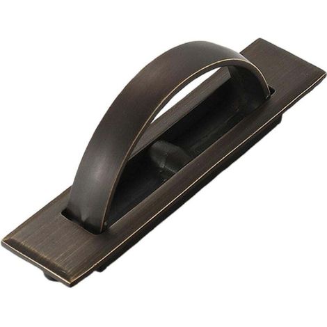 Poignée de porte de meuble simple en tatami, bouton de traction durable fabriqué à la main pour meubles (1/5)