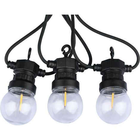 Cadena de leds v-tac 212728 vt-71510-n - 10 bombillas 0,4w 3000k 5 metros (1/5)
