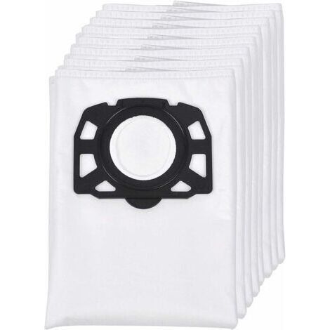 Lot De 8 Sacs Filtrants De Rechange Pour Aspirateur Karcher Wd4 Wd5 Wd5 / Premium / Mv4 / Mk5 / Mv6 (1/5)