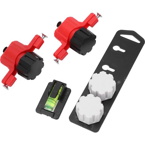 2-teiliges Schlüssellochmarkierungswerkzeug mit kostenloser Messfunktion, inklusive Wasserwaage (1/5)