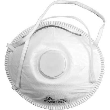 VOREL 74541 - POUSSIÈRE JETABLES MASQUES AVEC VALVE DE CDC3 V 5PCS