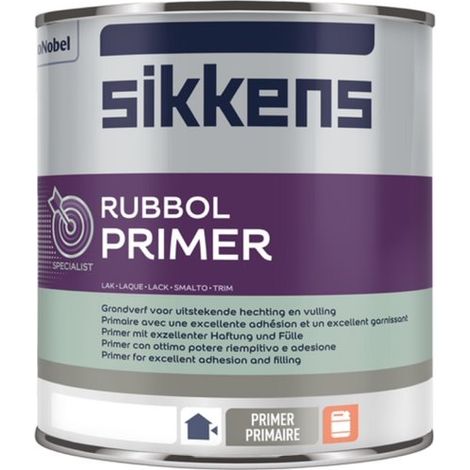 Sikkens Rubbol Primer Plus Paint - 5 Litre - White